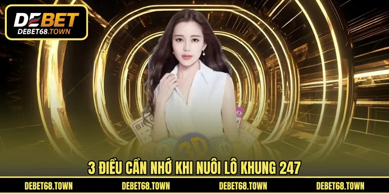 3 điều cần nhớ khi nuôi lô khung 247