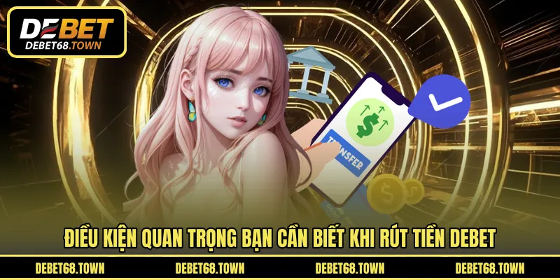 Điều kiện quan trọng bạn cần biết khi rút tiền DEBET