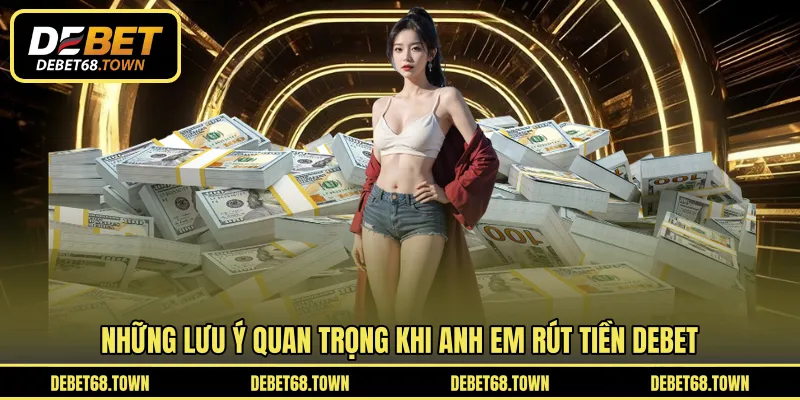 Những lưu ý quan trọng khi anh em rút tiền DEBET